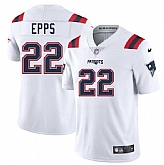 Men & Women & Youth New England Patriots #22 Marcus Epps White 2025 Vapor Limited Stitched Jersey,baseball caps,new era cap wholesale,wholesale hats